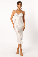 Rosa Midi Dress - White
