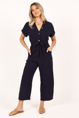 Archie Jumpsuit - Navy