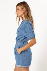 Harry Romper - Medium Denim