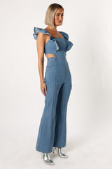 Kimmie Jumpsuit - Medium Denim