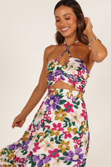 Kari Halter Top Set - Floral