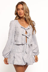 Stevie Two Piece Set - Dusty Blue