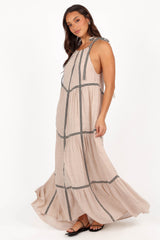 Volina Maxi Dress - Light Taupe