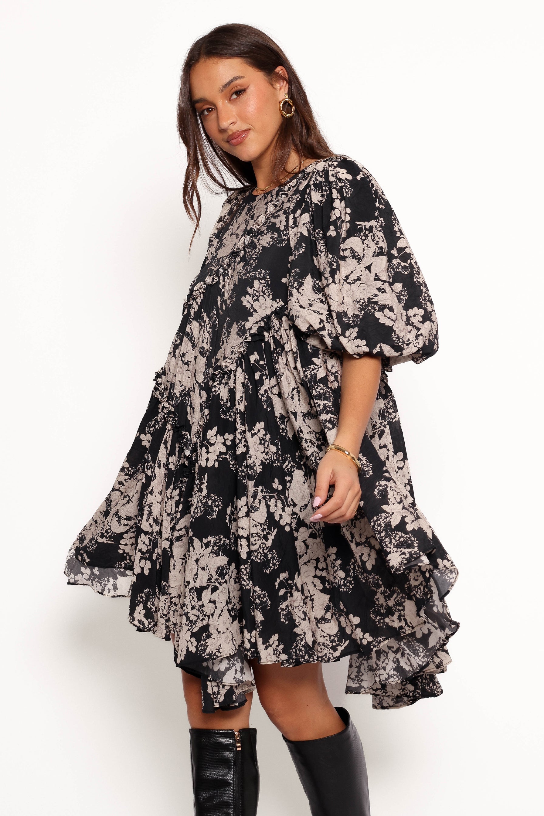 Zinta Mini Dress - Floral Print