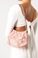 Bennet Bow Statement Bag - Pink