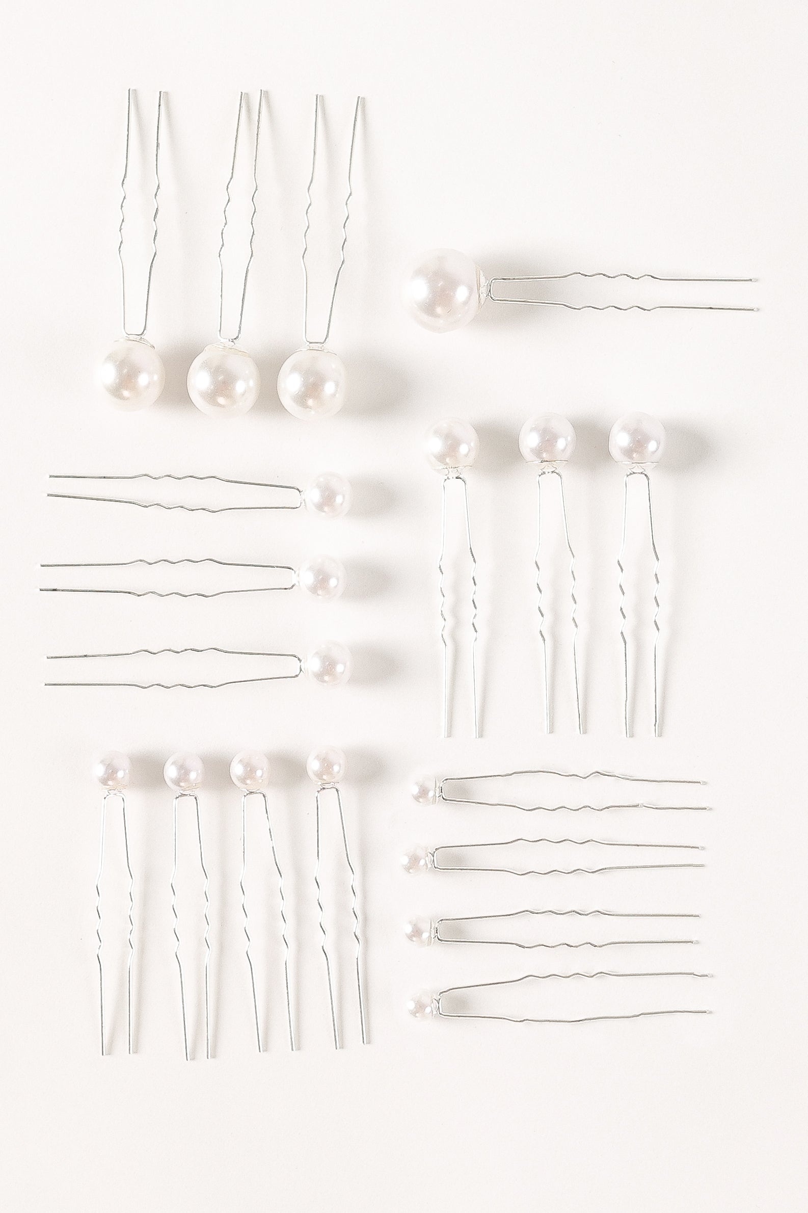 Laina Hair Pins - Pearl