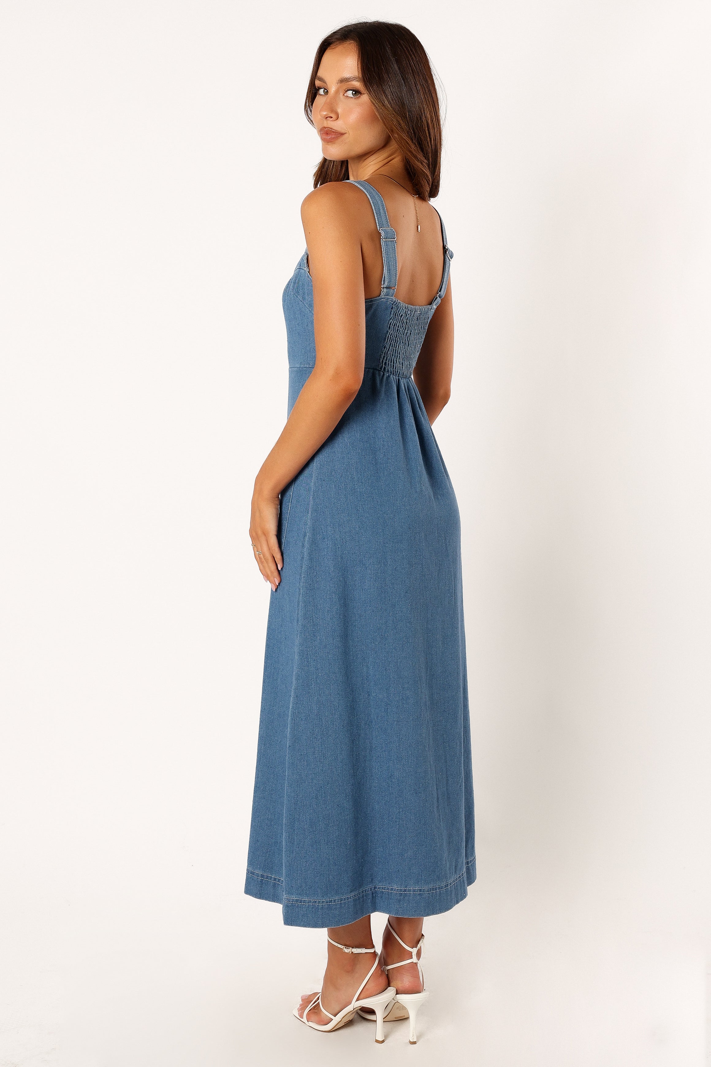 Bettie Midi Dress - Denim