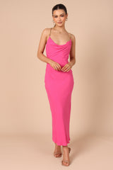 Khaleesi Slip Midi Dress - Pink