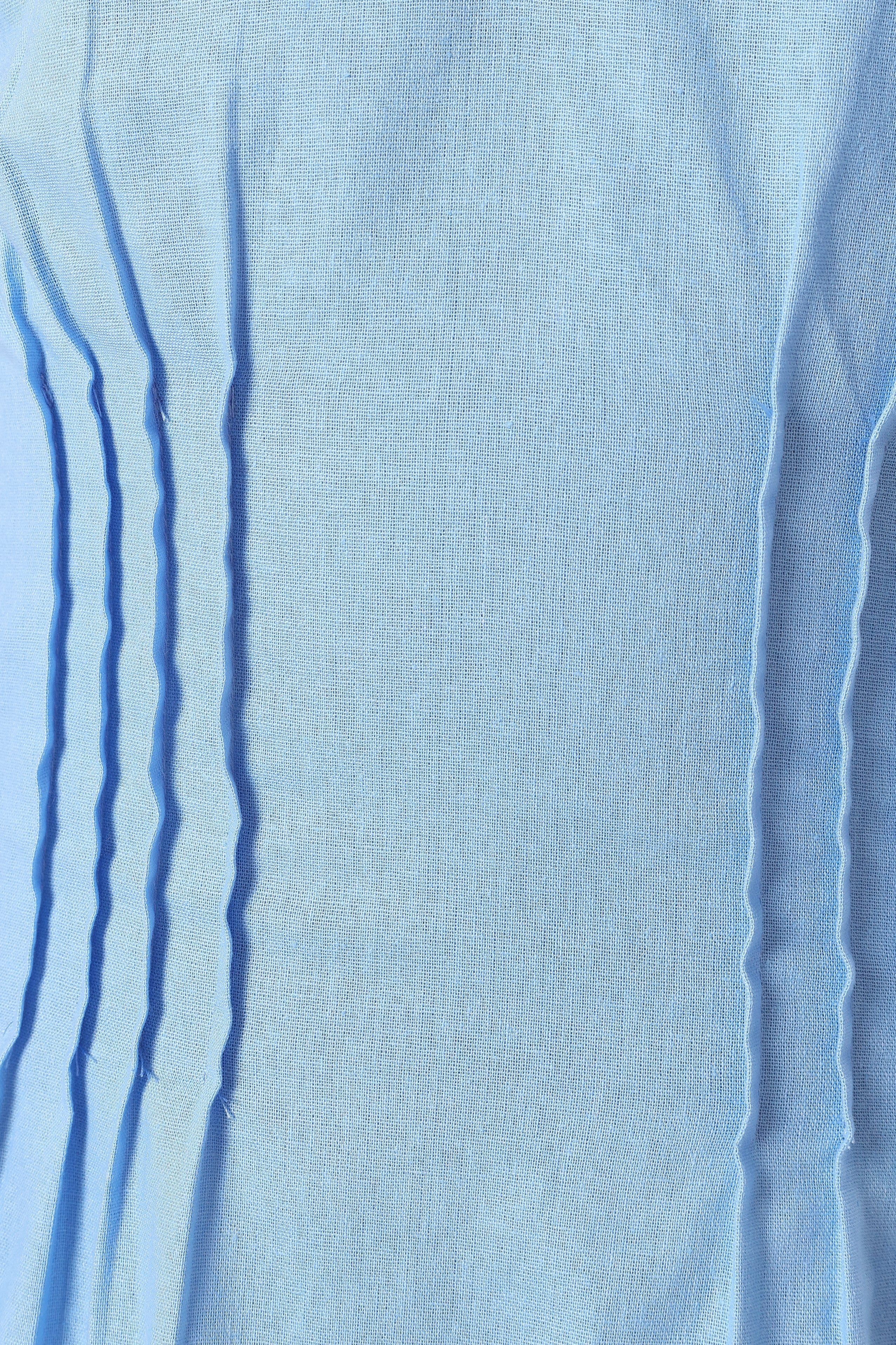 Lainey Tie Maxi Dress - Blue