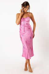 Rosa Midi Dress - Pink