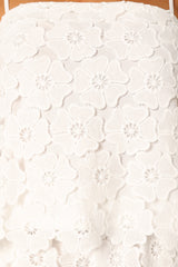 Violet Short Set - White