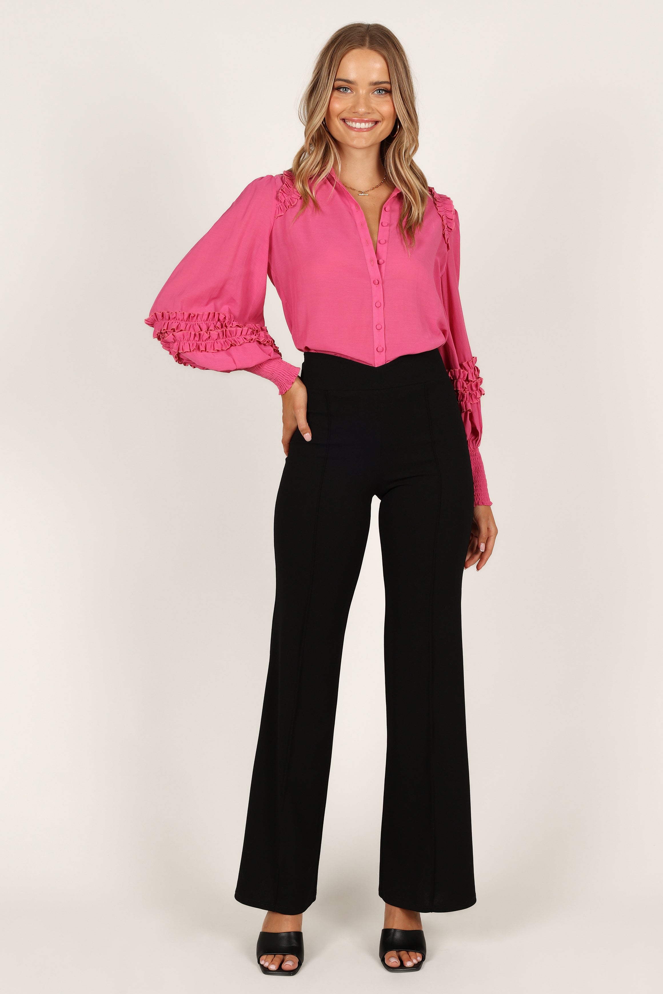 Bettina Shirt - Fuchsia